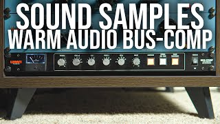 Video thumbnail for Warm Audio Bus-Comp - DRUM SOUND SAMPLES! by Zach Wirchak
