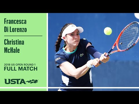 Francesca Di Lorenzo vs. Christina McHale Full Match | 2018 US Open Round 1