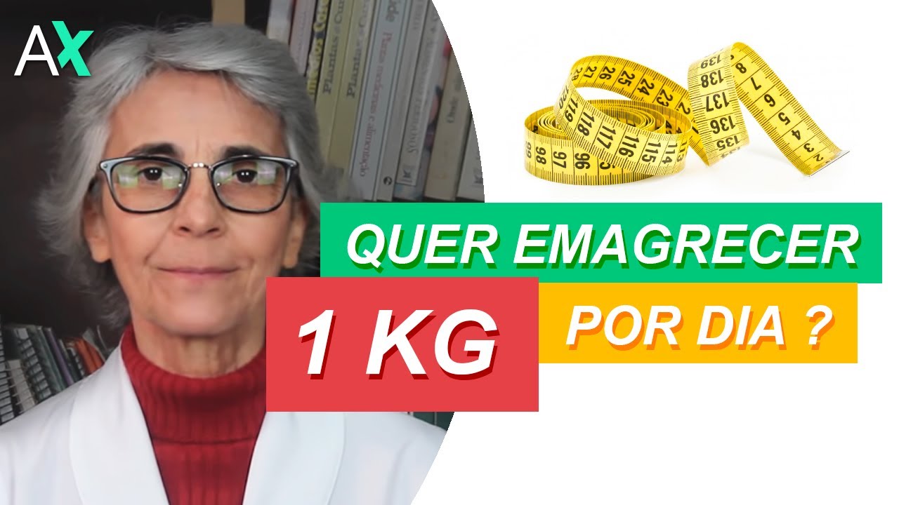 Quer emagrecer de 500 g a 1 kg por dia ou por semana?