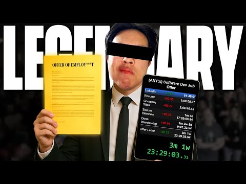 The Fastest Job Offer in History (Any% Speedrun WR)