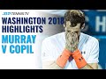 Andy Murray's Emotional Win v Copil | Washington 2018 Extended Highlights