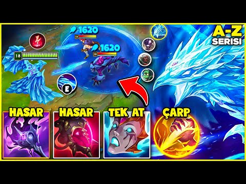 SADECE 2 TUŞLA RAKİBİ TEKLEYEN ANIVIA JUNGLE! (KİMSENİN BEKLEMEDİĞİ HASAR!) | A- Z JUNGLE #2