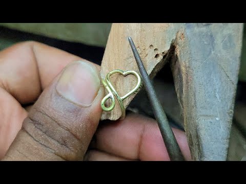 Brass ring making video ! How to make a brass ring 