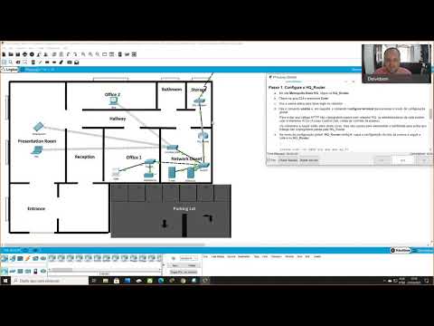 Fundamentos de Cybersegurança - Packet Tracer 7.4.2.4 - Firewalls de Servidor e ACLs do Roteador