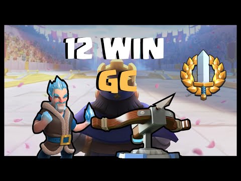 12 Win Grand Challenge With Icebow (3.5) Replays With Commentary! - Clash Royale