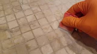 How to remove soapscum from marble