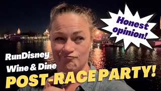 Is the RunDisney Wine & Dine After Party Worth It? Honest Review For 5K and 10K runners.