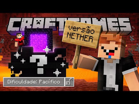 Maquina MODO PACÍFICO no Nether | O FILME | - Craft Games 311