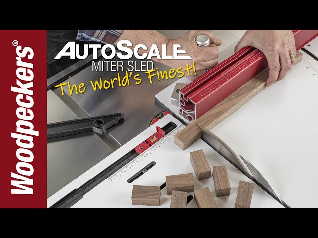 Woodpeckers AutoScale Miter Sled Deluxe - Metric | ASMS-DEL-M