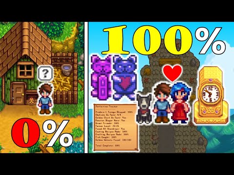 I Played 100% Of Stardew Valley 1.6 | The Movie