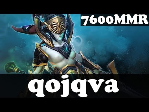 Dota 2 - qojqva 7600 MMR Plays Naga Siren - Ranked Match Gameplay