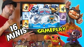 16 Mini Skylanders! Spry Gameplay / All Toys / Double Pack / Info / Photos (Trap Team Sidekicks)