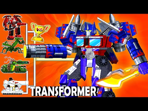 TANK BRAINROT - Optimus Prime, Robot Choo Choo Charles / Transformers Tank | Arena Tank Cartoon
