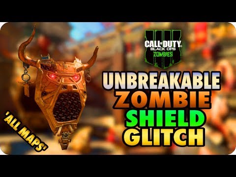 BO4 Zombie Glitches: Unbreakable Shield Glitch On All Maps - Black Ops 4 Zombie Glitches
