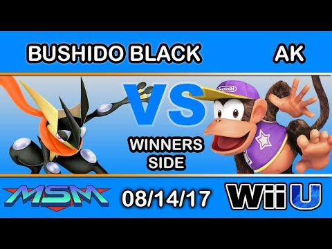 MSM 109 - MG | Bushido Black (Greninja) Vs. AK (Diddy Kong) Winners Side