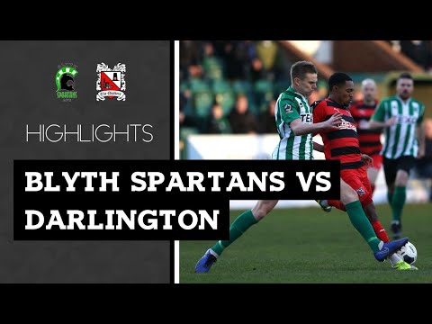 Blyth Spartans 0-2 Darlington - Vanarama National League North - 2019/20