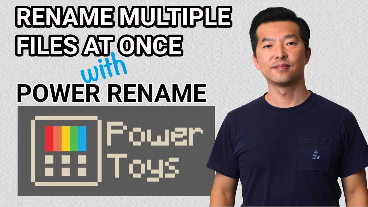 Batch Rename Files in Windows using PowerRename (PowerToys)