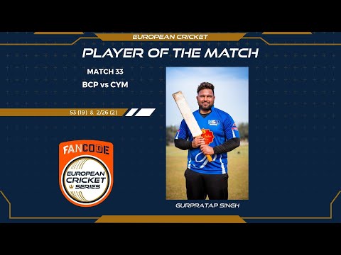 MOM: G.Singh -  BCP vs CYM | Highlights | FanCode ECS Cyprus Day 9 | Cyprus 2021