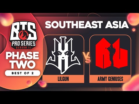 Lilgun vs Army Geniuses Game 1 - BTS Pro Series 11 SEA: Groups w/ Ares & hairy_freak