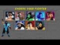Mortal Kombat 1 Mugen Sub Zero Gameplay