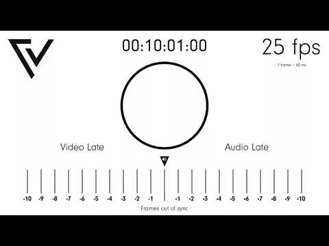 Audio Video Sync test - 25 fps