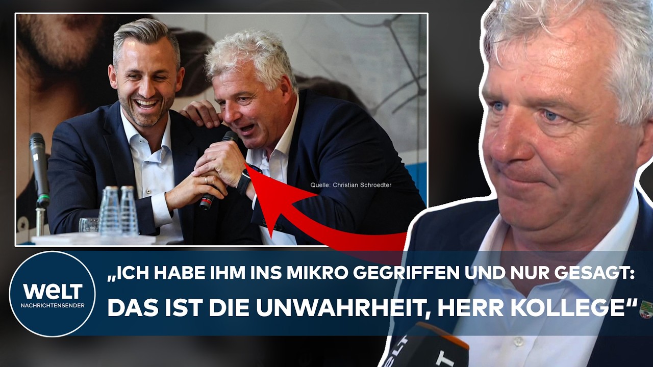 HEUER ZU AFD-FOTO: „Ich habe ihm ins Mikro gegriffen und nur gesagt: ‚Das ist die Unwahrheit‘“