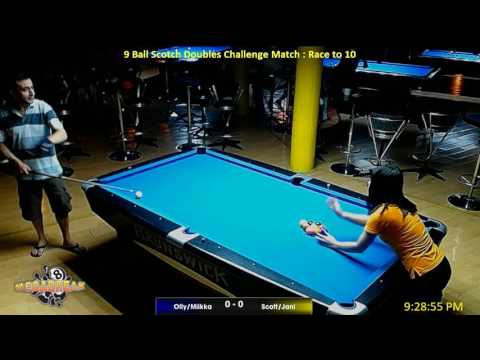 9 Ball Scotch Doubles Challenge Match 20/01/17