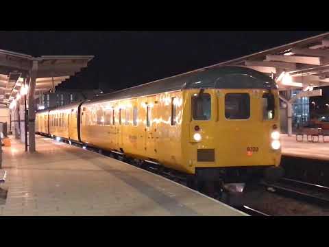 Colas Railfreight Class 37 37099 Merl Evans departs Derby. Network Rail Infrastructure Maintenance