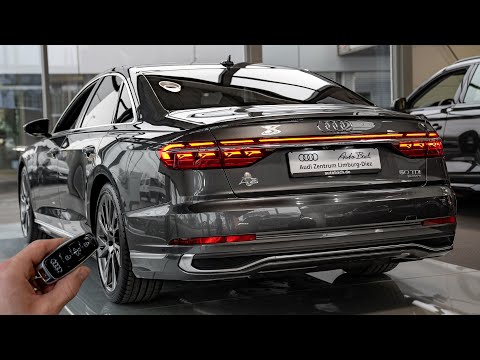 2022 Audi A8 50 TDI quattro (286hp) - Sound, Interior and Exterior details!