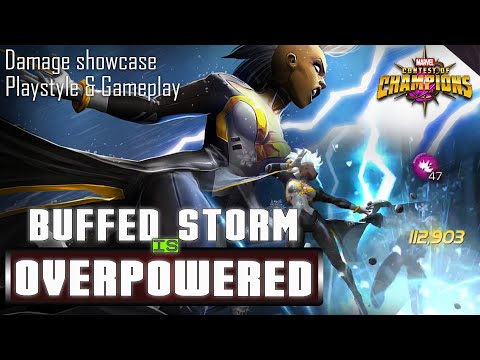BUFFED STORM is a New Favorite Character In MCOC | Crazy Damage | Marvel Contect Of Champions