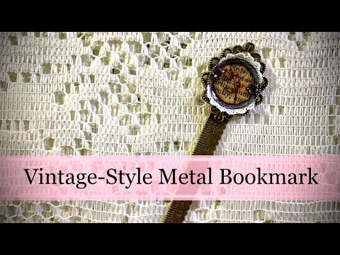 Quick and Easy Christmas Gift using a Metal Bookmark from In Love Arts