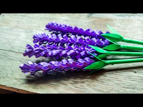 How To Make Lavender Paper Flowers - Diy Paper Flowers Making