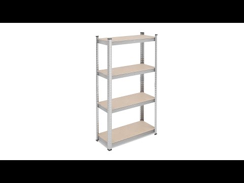Étagère à charge lourde 4 niveaux Profondeur : 30 cm
