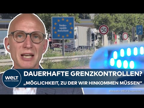 Video Thumbnail: MIGRATION: Faeser weist Grenzkontrollen zu Frankreich an – Polizeigewerkschaft für mobile Kontrollen
