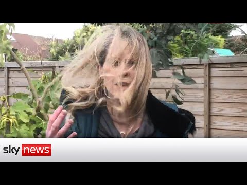 Storm Eunice hits London and South East with force