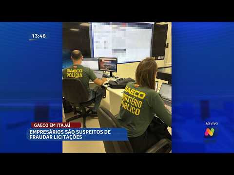 Operação do Gaeco investiga esquema de corrupção em Itajaí