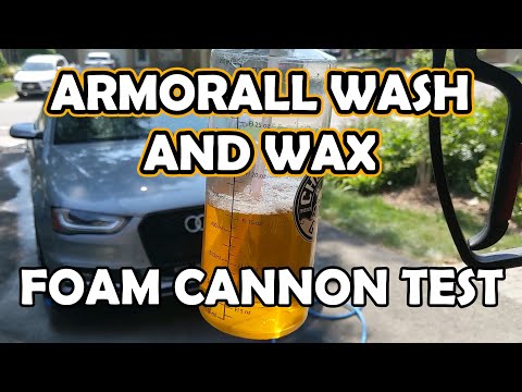 Armorall Wash And Wax foam cannon test | Budget Friendly?