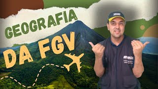 QUESTÕES GEOGRAFIA FGV 2025 - MUITAS DICAS E MACETES para o IBGE 2025