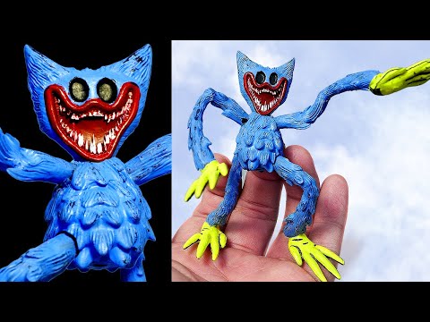 Making Poppy Playtime 3 - Nightmare Huggy Wuggy Sculptures Timelapse