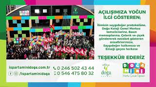 DOĞA MİNİ AÇILDI - TEŞEKKÜRLER ISPARTA