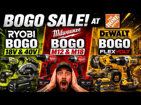 Massive New Home Depot Tool Deals Just Dropped