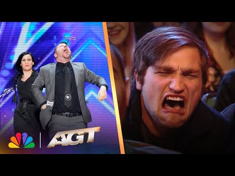 Ryan Stock And AmberLynn Make The Crowd SQUIRM! | America’s Got Talent Auditions