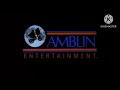 Amblin Entertainment Walt Disney Pictures Logo 1988 Closing