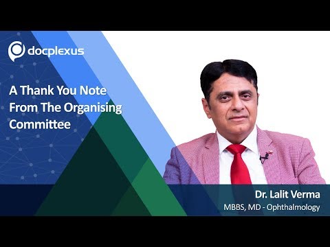 A Thank You Note From The Organizing Committee