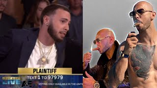 Andrew Tate Mentioned on Live Tv and Gets Put to Commercial @DylieDollas