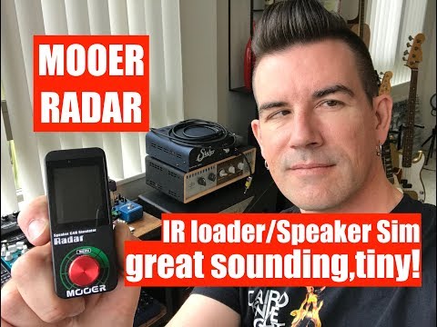 MOOER RADAR -  AWESOME GUITAR CAB TONE in a tiny pedal!