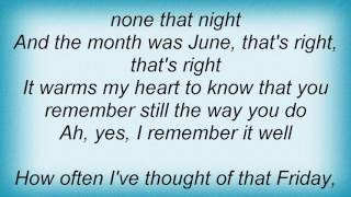 Steve Lawrence - I Remember It Well Lyrics