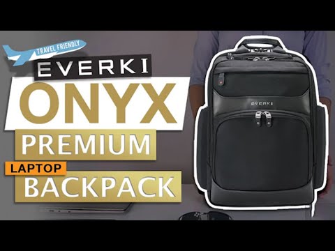 EVERKI Onyx Premium Business Executive 15 6 17 3 Laptop Backpack, Travel Friendly EKP132 EKP132S17
