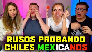 🇲🇽RUSOS NO AGUANTAN EL CHILE MÁS PICANTE DE MÉXICO - HABANERO | RUSOS PROBANDO CHILES MEXICANOS