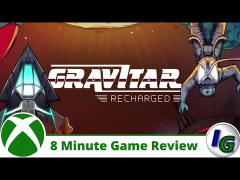 Gravitar: Recharged 8 Minute Game Review on Xbox